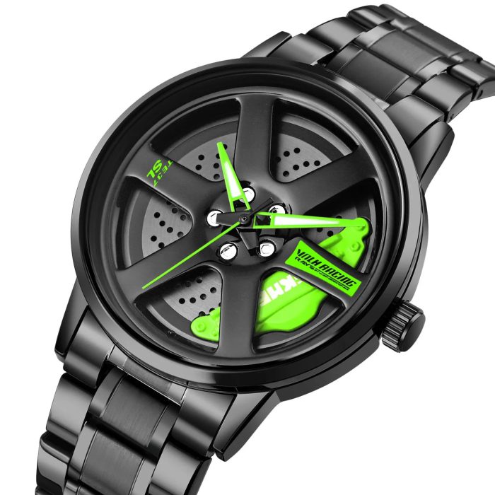 ساعت مردانه اسکمی رینگ چرخشی سبز مشکی - SKMEI 1787 Green